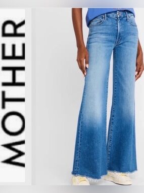 Mother Jeans The Roller Fray in Work Hard Play Hard size 27